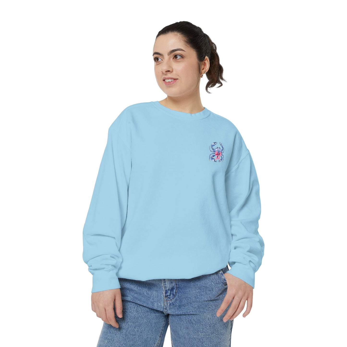 Adult Ono Island Preppy Crab Sweatshirt - Comfort Colors