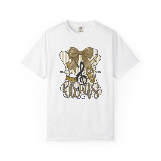 Adult Lions Coquette Band Tee - Comfort Colors