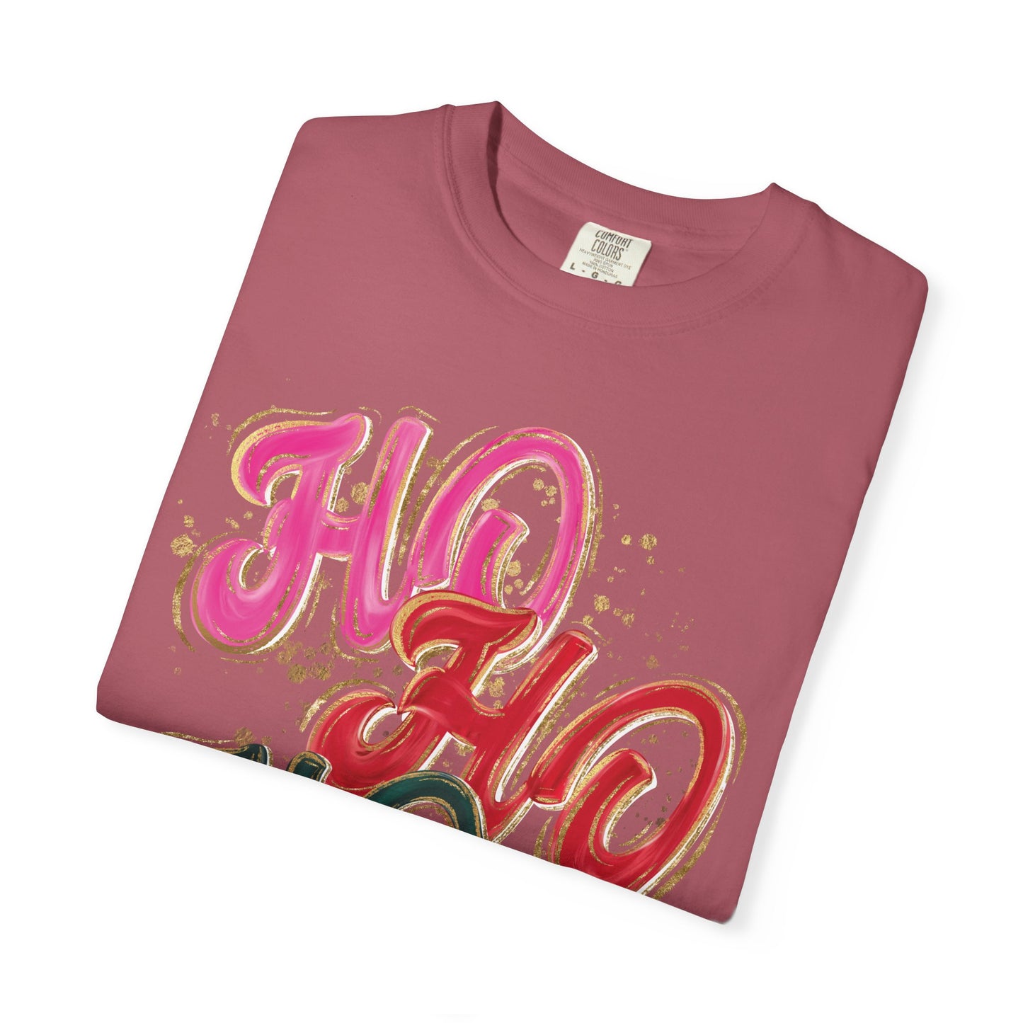 Ho Ho Ho Christmas Tee- Comfort Colors