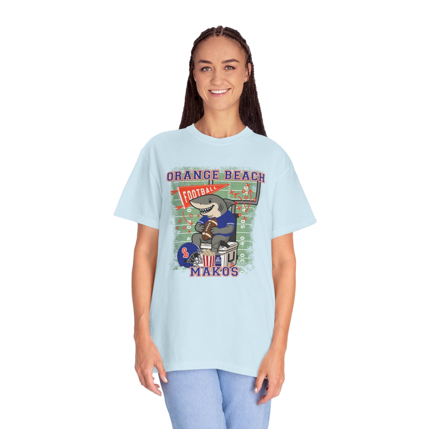 Adult Makos Tailgate Time - Comfort Colors