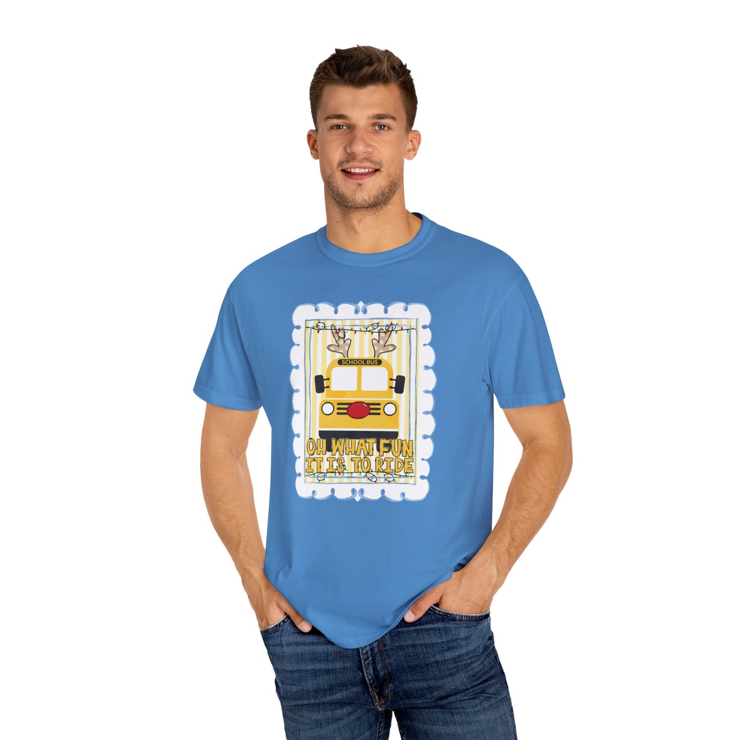Christmas Bus Driver Tee - Comfort Colors