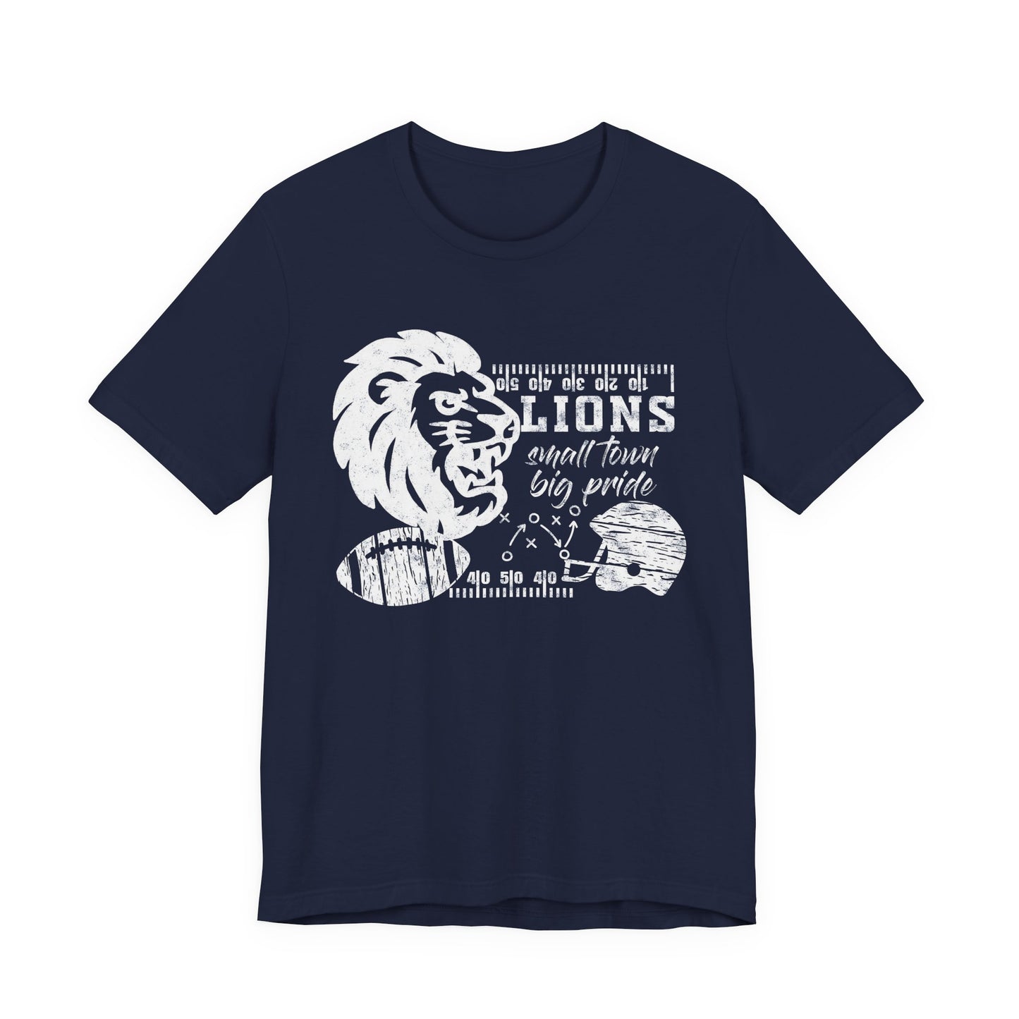 Lion Small Town Big Pride Tee - Bella Canvas