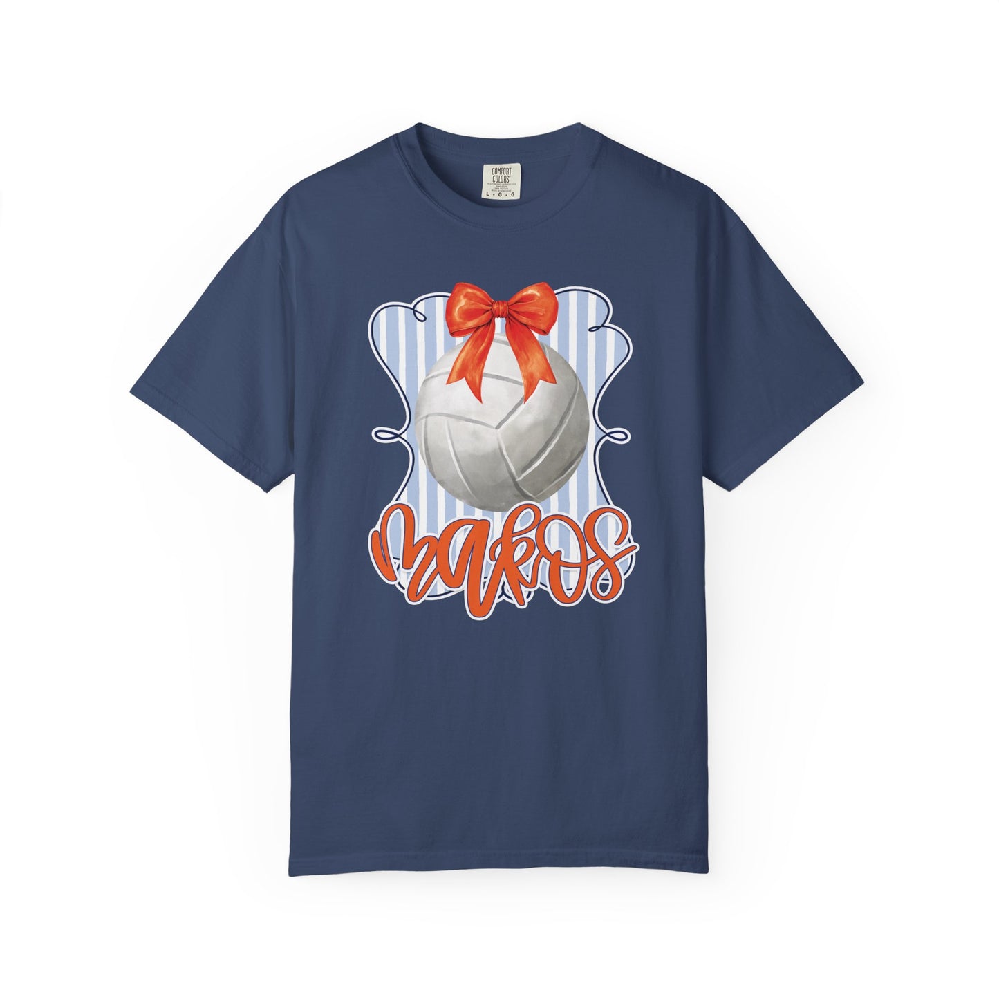 Adult Makos Coquette Volleyball Tee - Comfort Colors