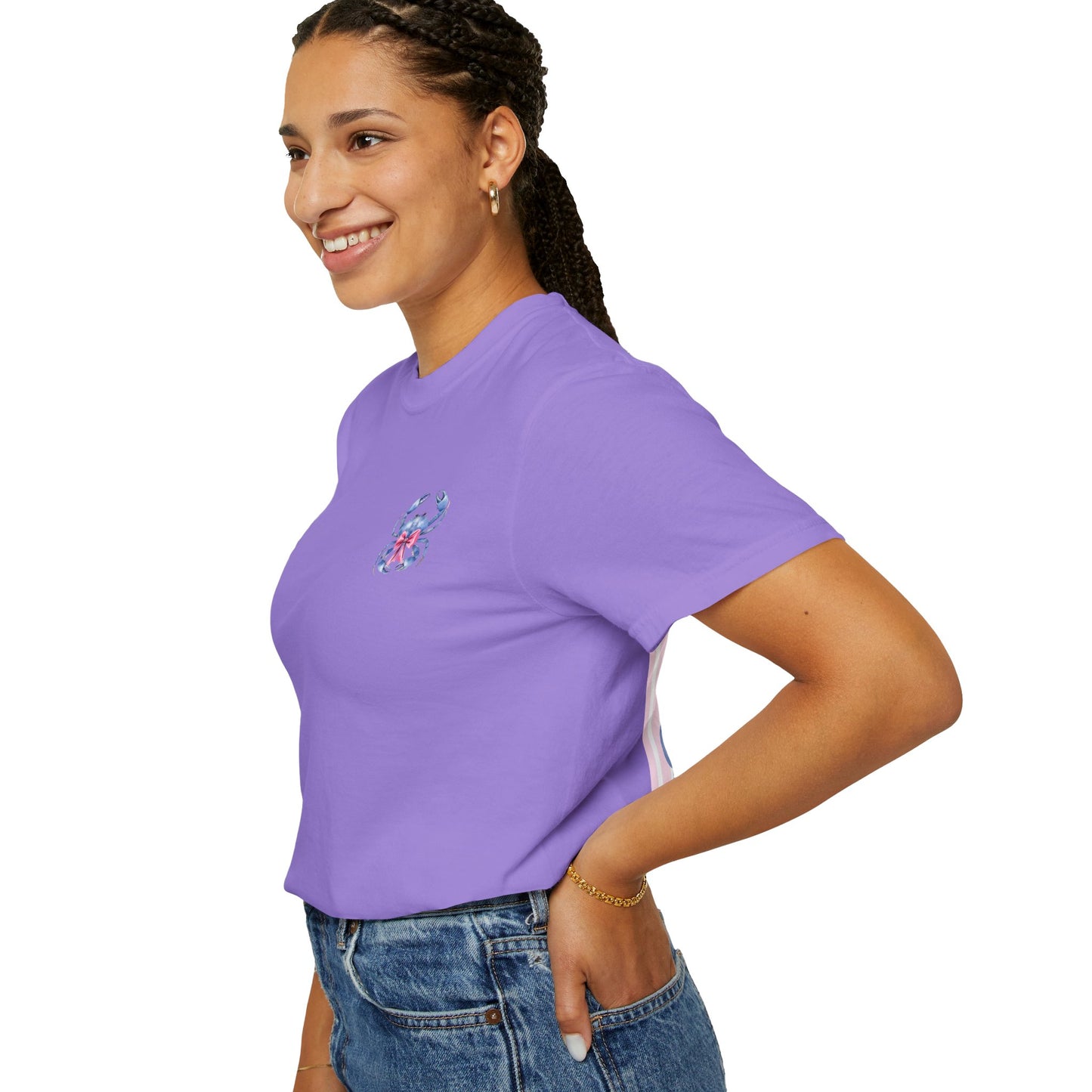 Adult Ono Island Preppy Crab Tee - Comfort Colors