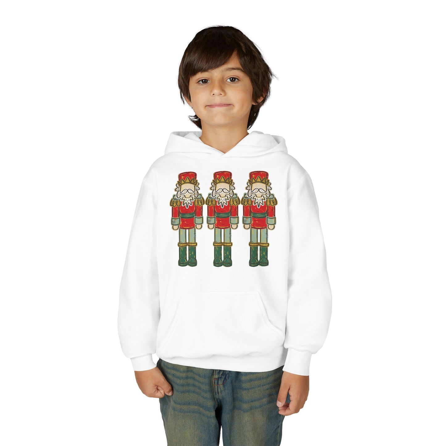 Red/Green Nutcracker Hoodie - Gildan