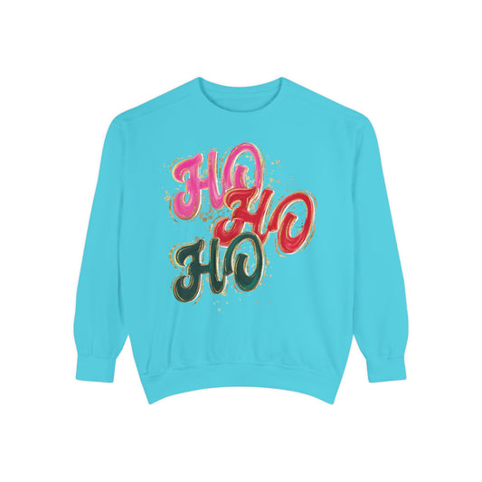 HO HO HO Sweatshirt Comfort Colors