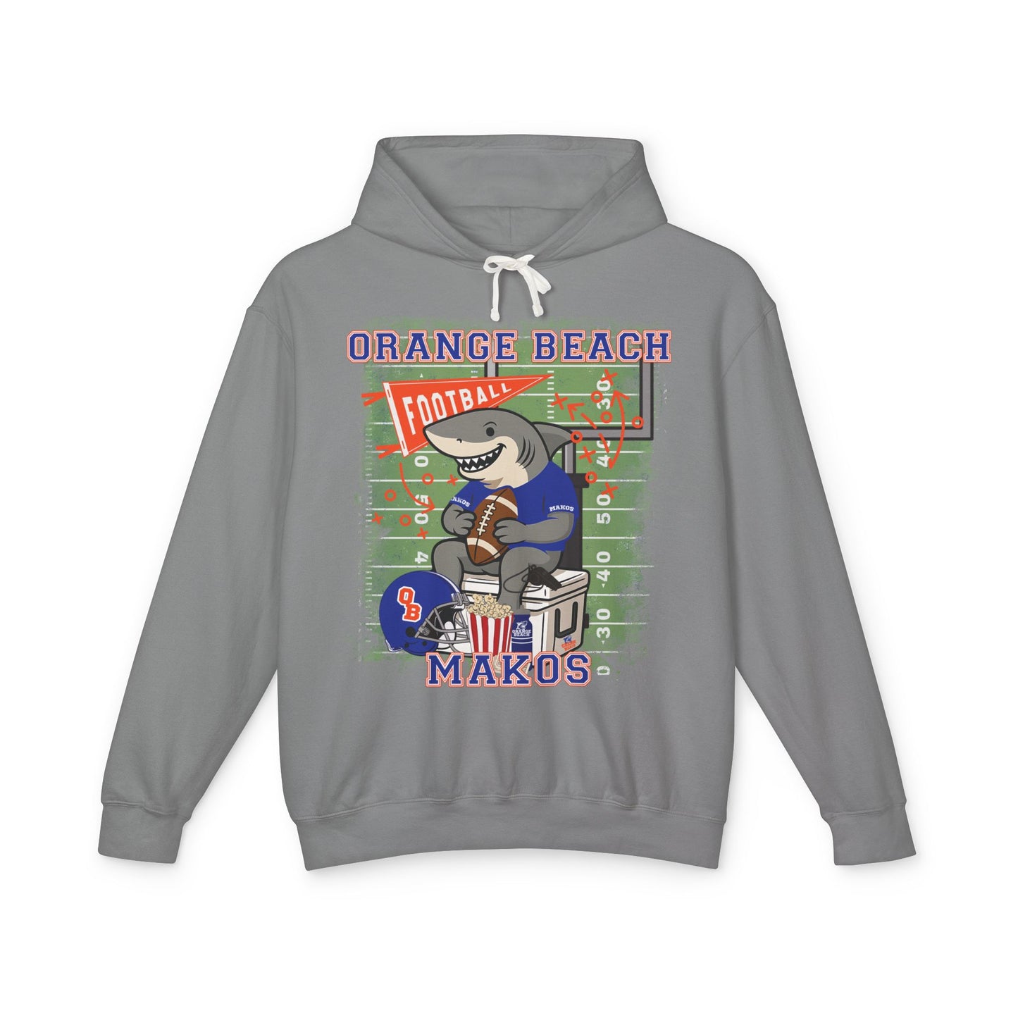 Adult Makos Tailgate Time Hoodie - Comfort Colors