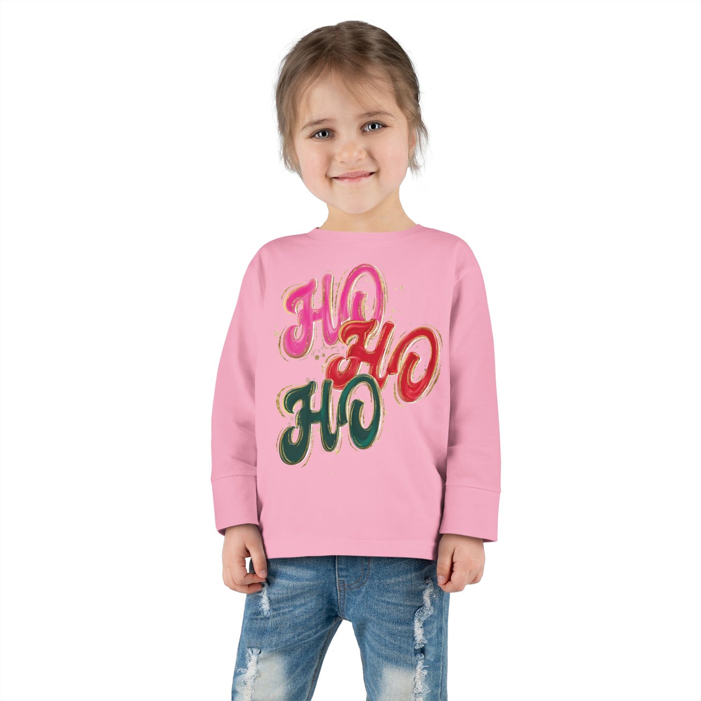 Toddler Ho Ho Ho Longsleeve Gildan