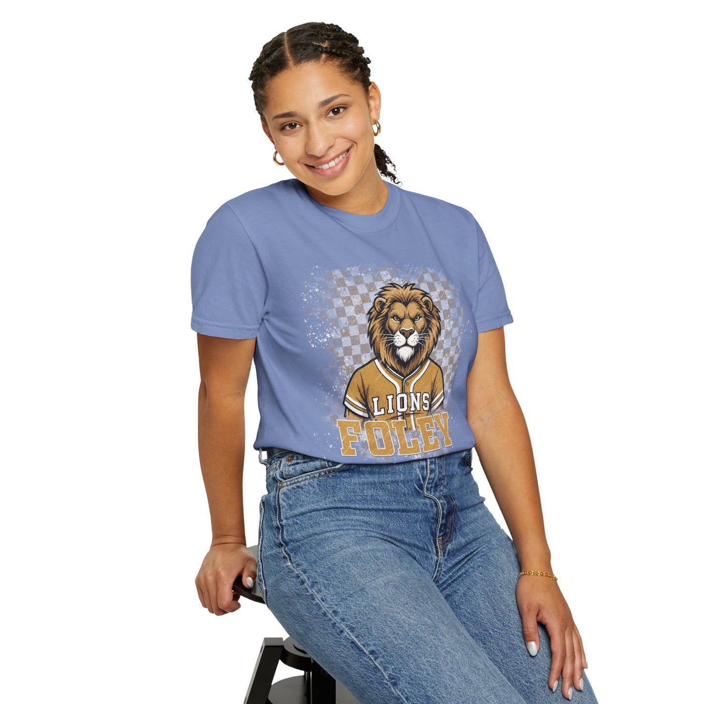 Foley Lions Grunge T-shirt - Comfort Colors
