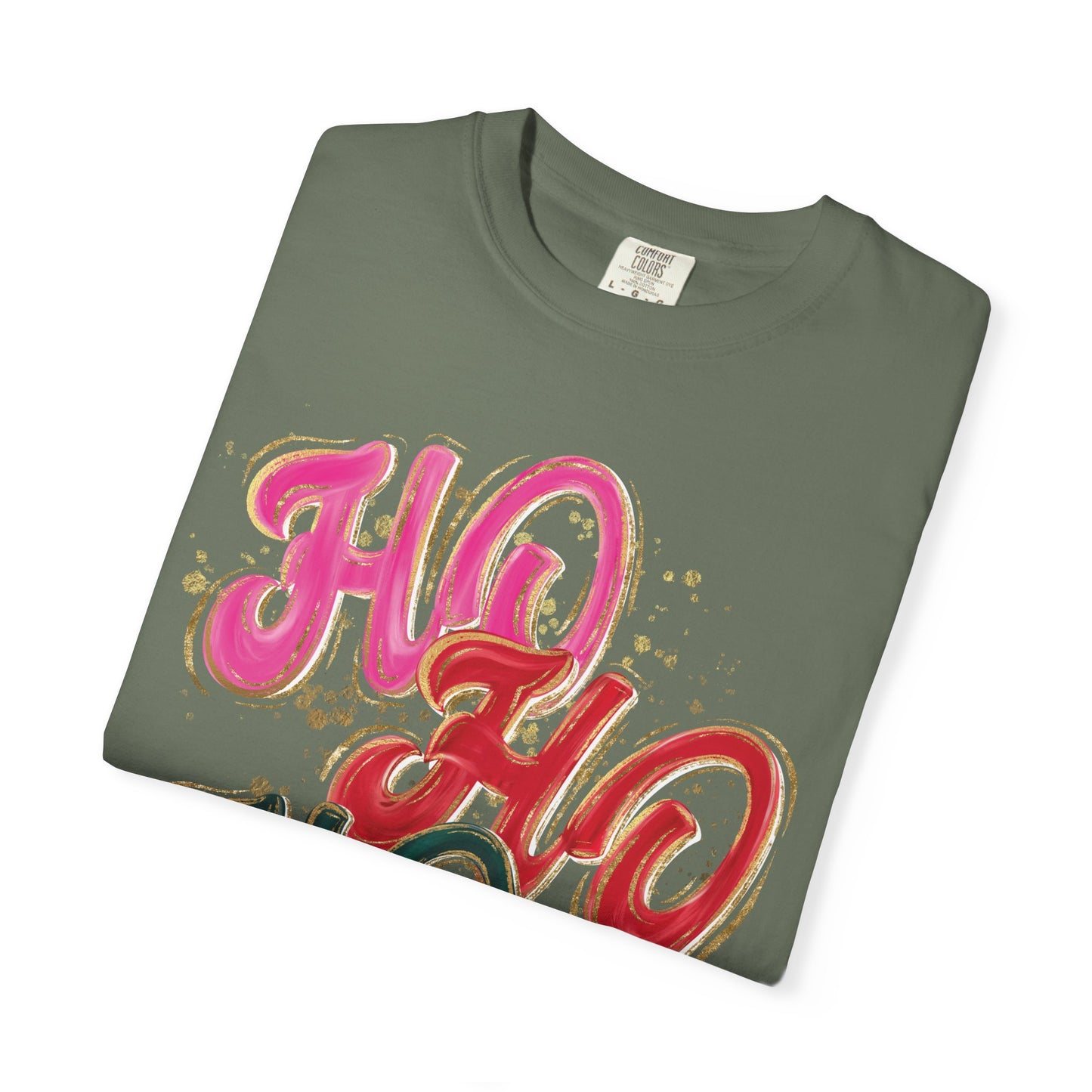 Ho Ho Ho Christmas Tee- Comfort Colors