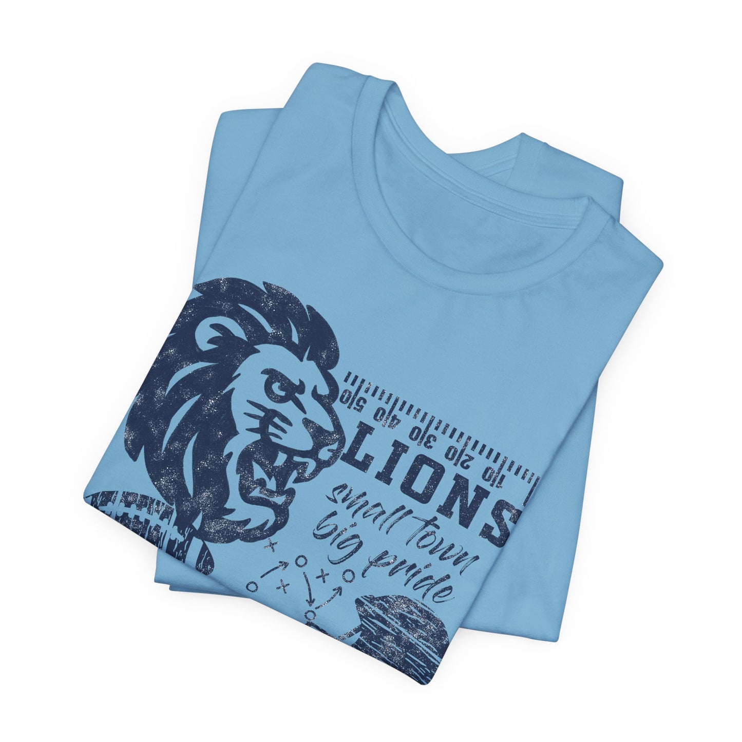 Lion Small Town Big Pride Tee - Bella Canvas