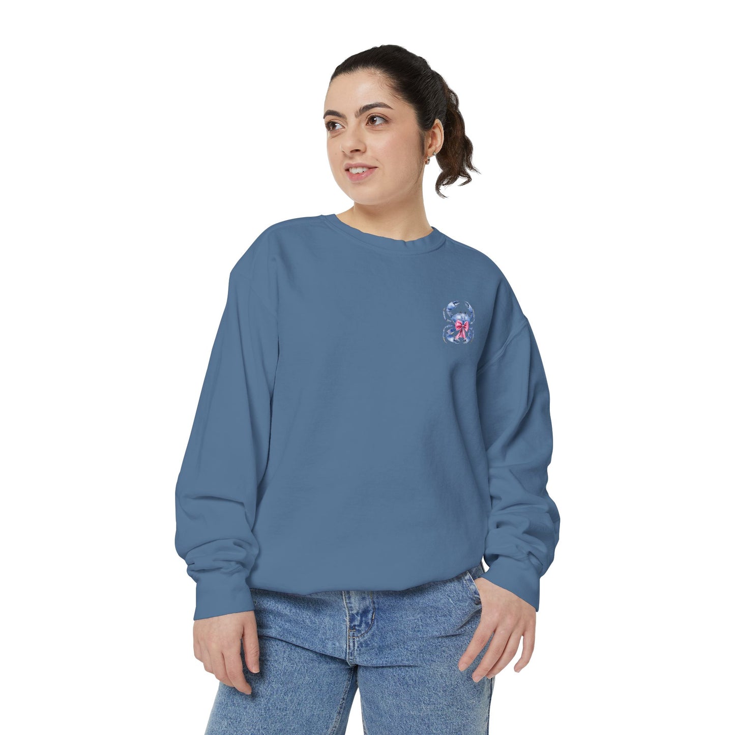 Adult Ono Island Preppy Crab Sweatshirt - Comfort Colors
