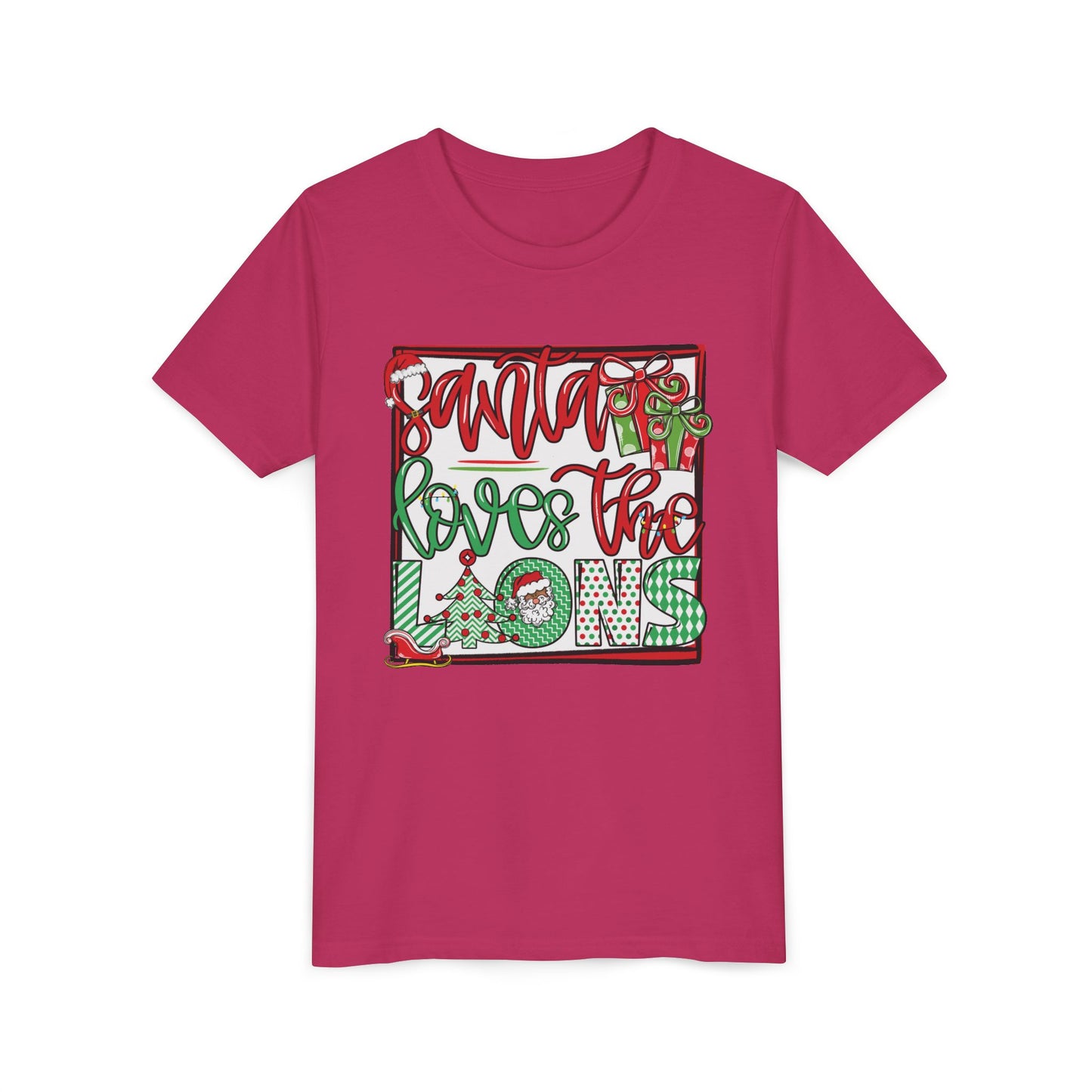 Youth Lions Christmas - Bella Canvas
