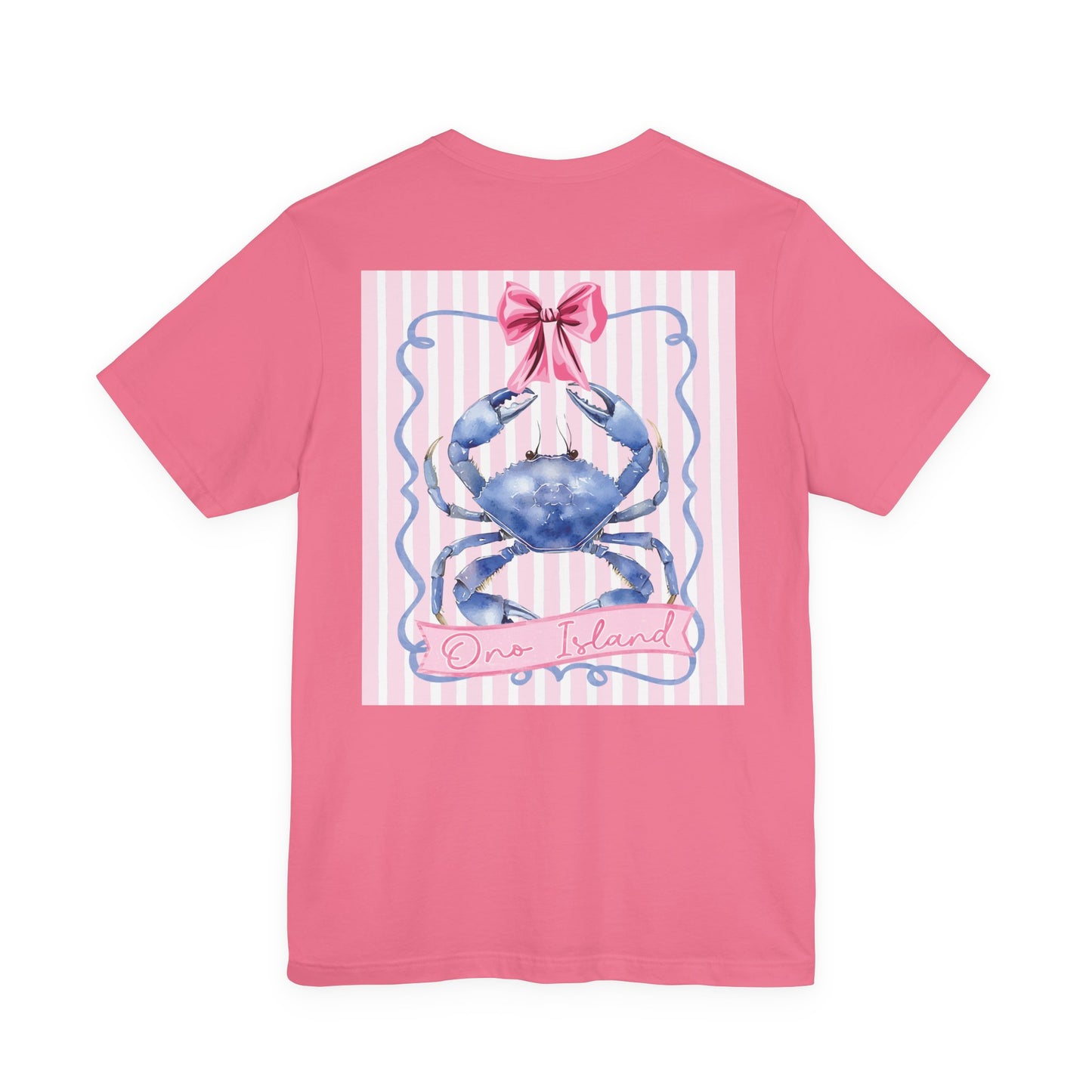 Adult Ono Island Preppy Crab T-Shirt - Bella Canvas