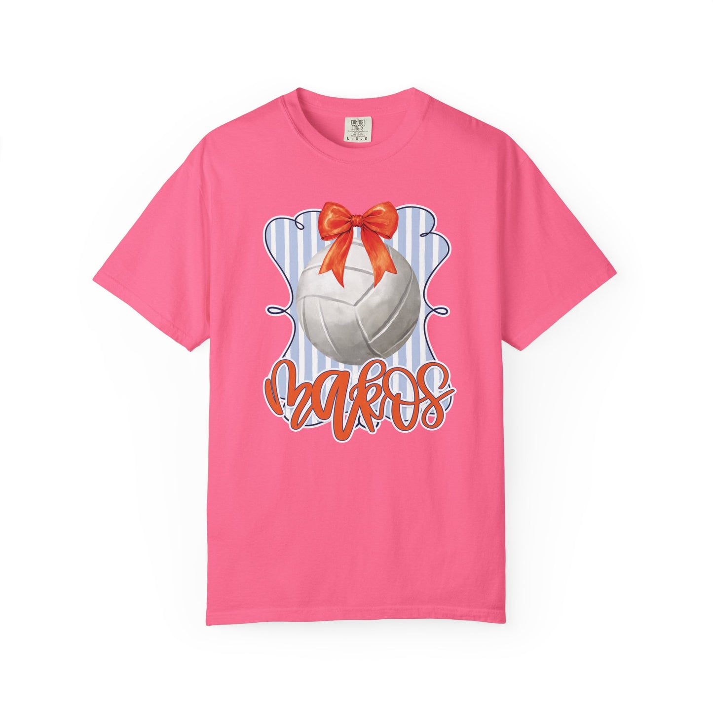 Adult Makos Coquette Volleyball Tee - Comfort Colors