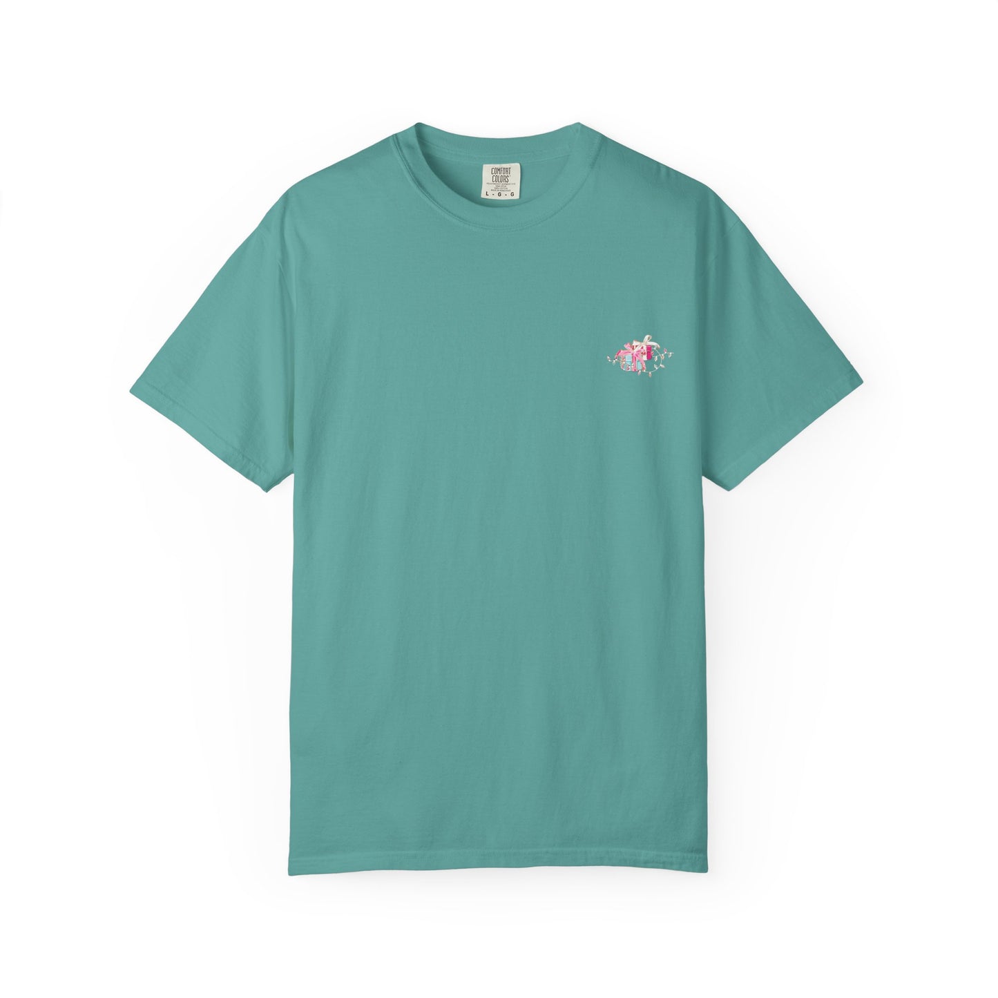 Flamingo Flamingle All the Way Christmas Tee - Comfort Colors