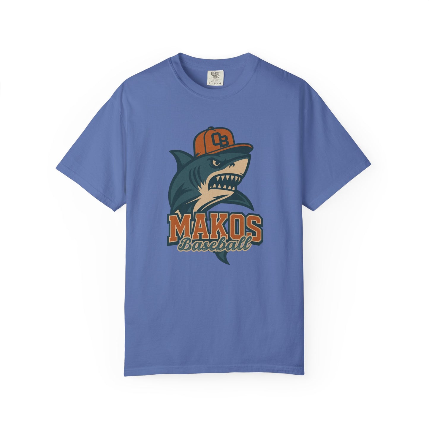 Adult Makos Baseball T-shirt - Comfort Colors