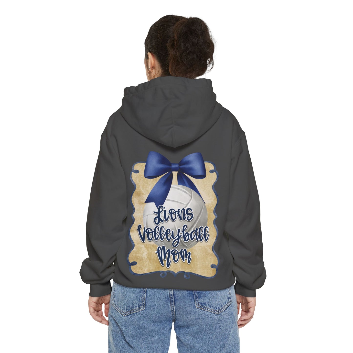 Foley Lions Volleyball Mom Hoodie - Comfort Colors