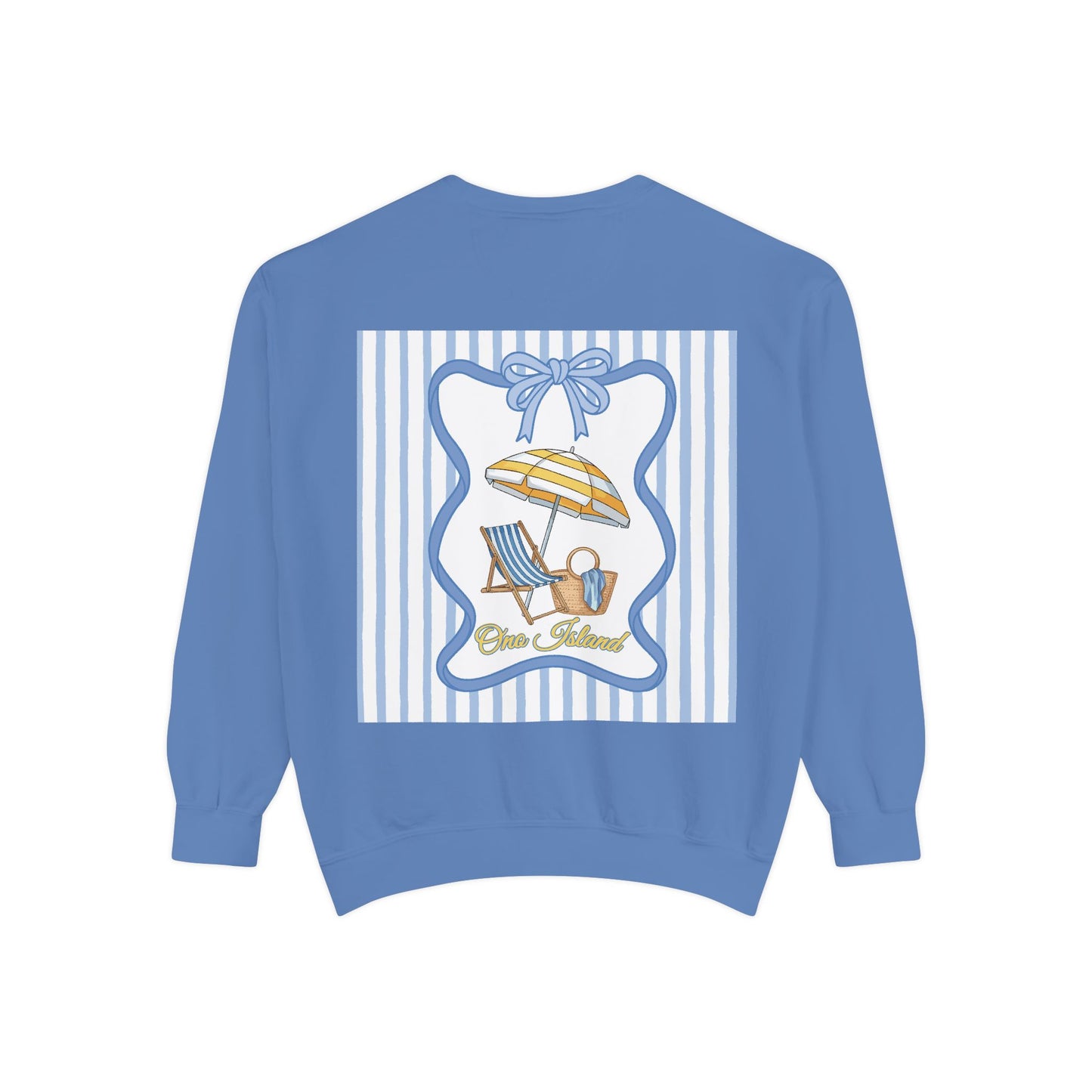 Adult Coquette Beachy Ono Island Sweatshirt - Comfort Colors