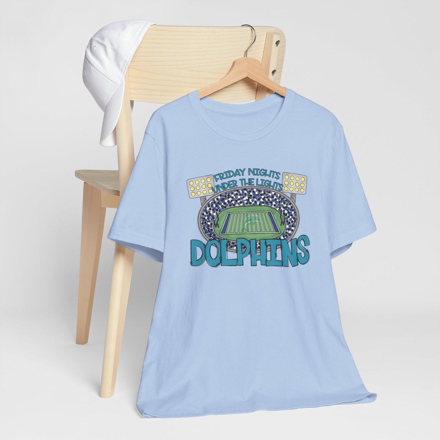 Adult Dolphins Friday Nights Under the Lights Tee