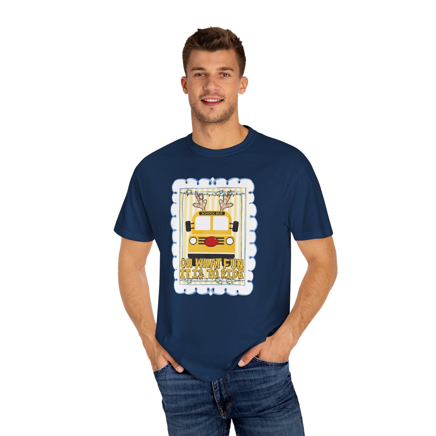Christmas Bus Driver Tee - Comfort Colors