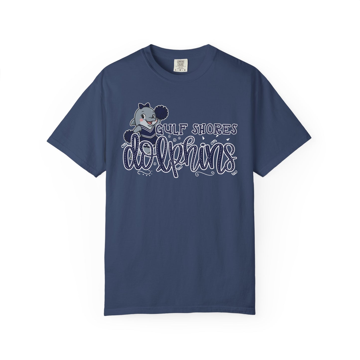 Dolphin Dots on Comfort Colors