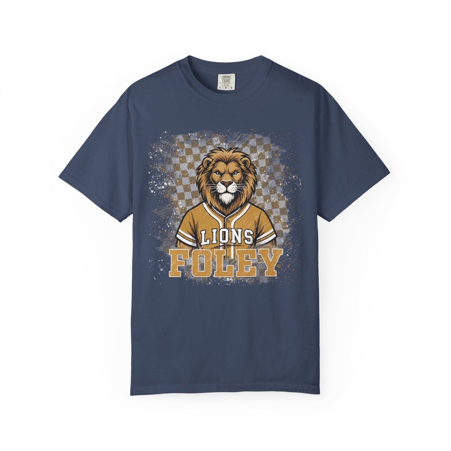 Foley Lions Grunge T-shirt - Comfort Colors
