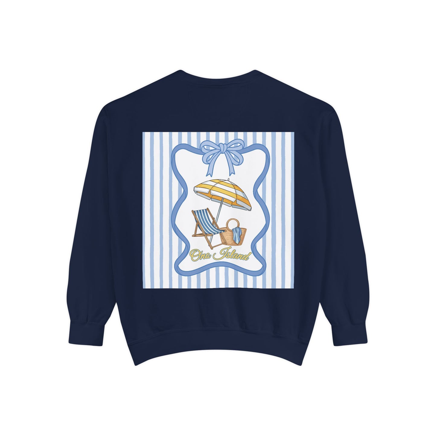 Adult Coquette Beachy Ono Island Sweatshirt - Comfort Colors