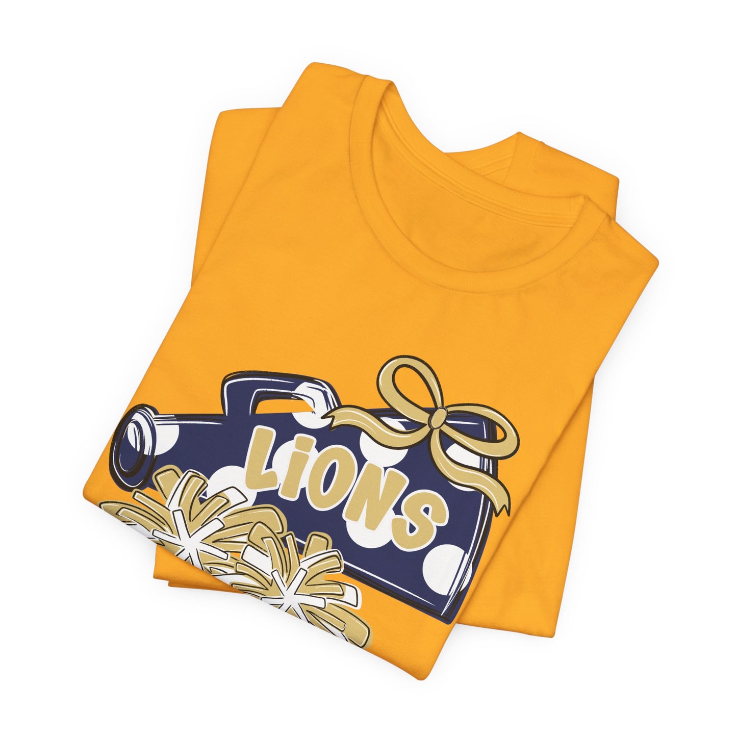 Lions Cheer Spirit Tee - Bella Canvas