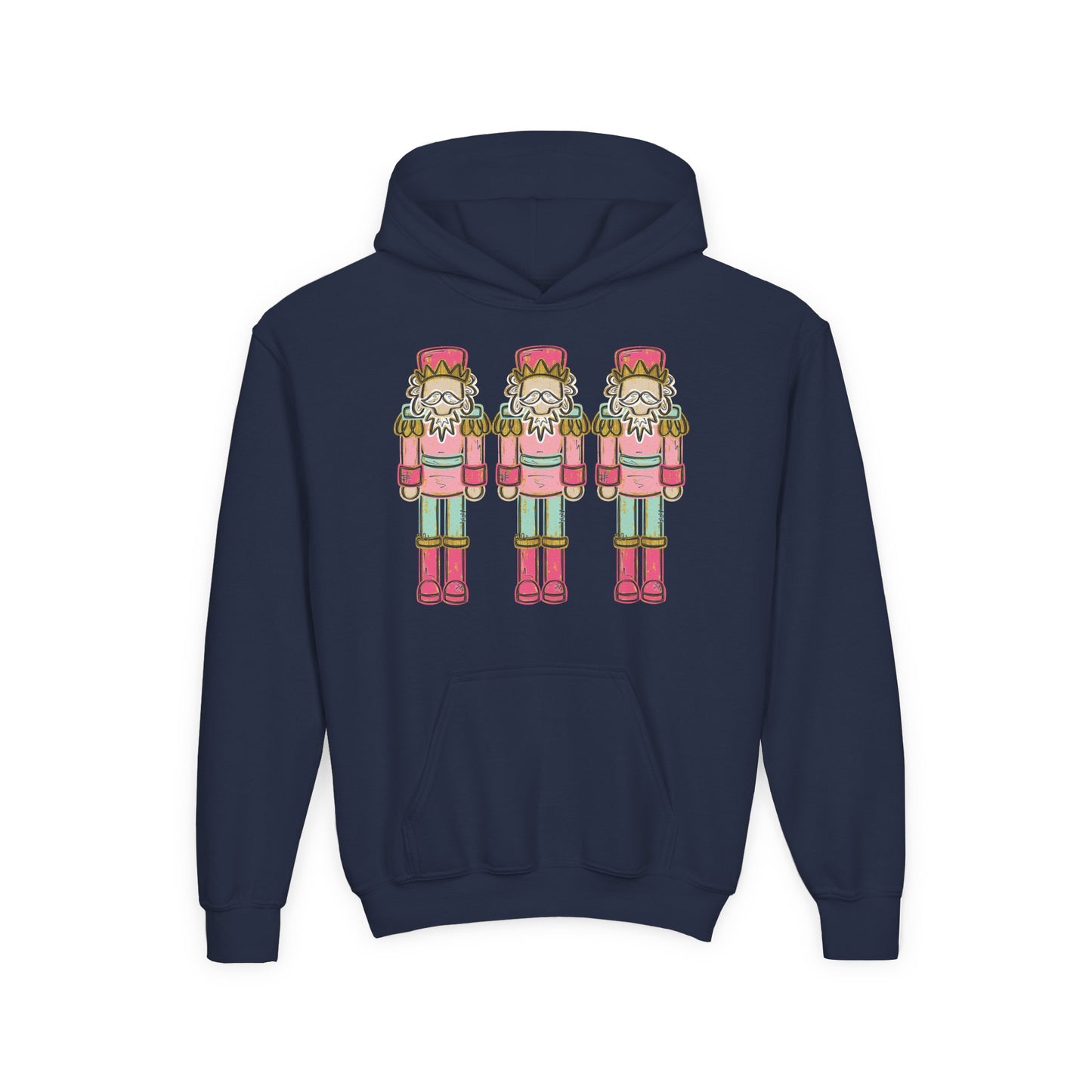 Pastel Nutcrackers Hoodie - Gildan