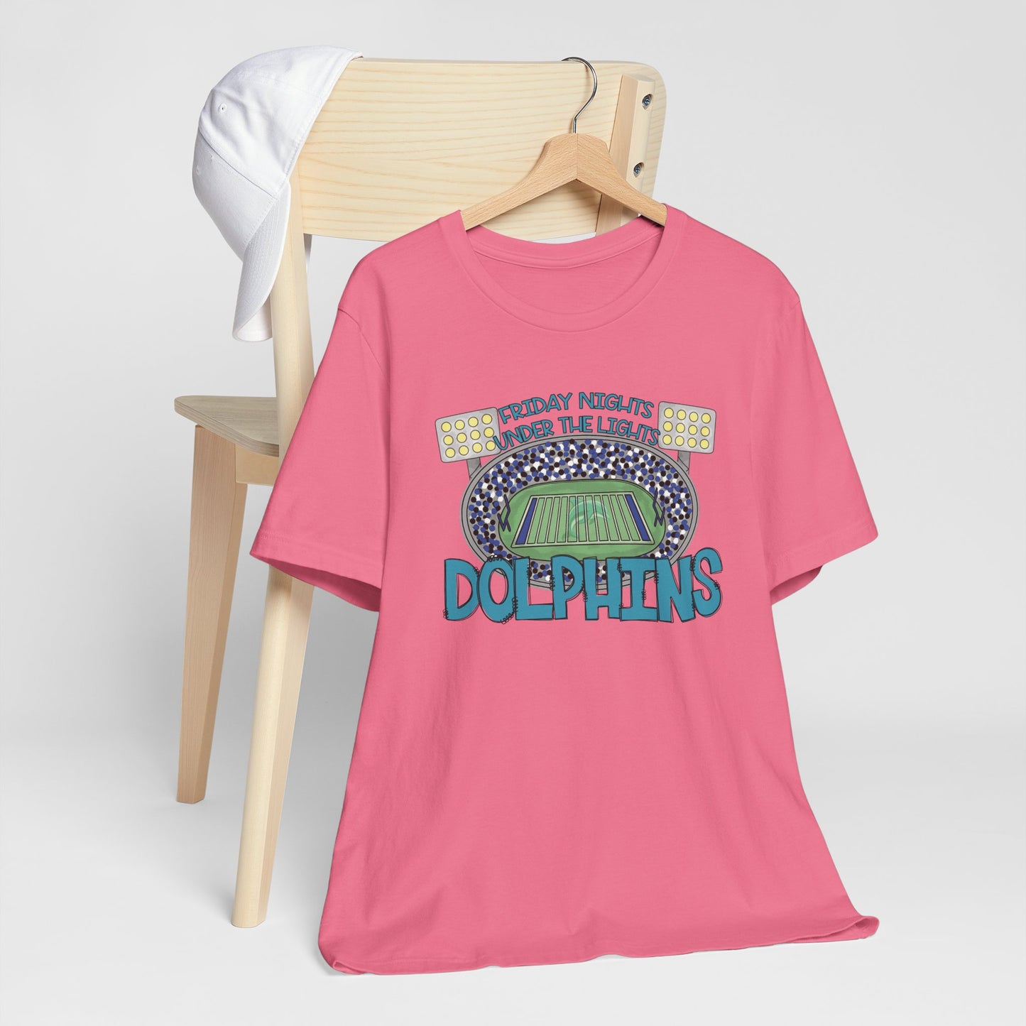 Adult Dolphins Friday Nights Under the Lights Tee