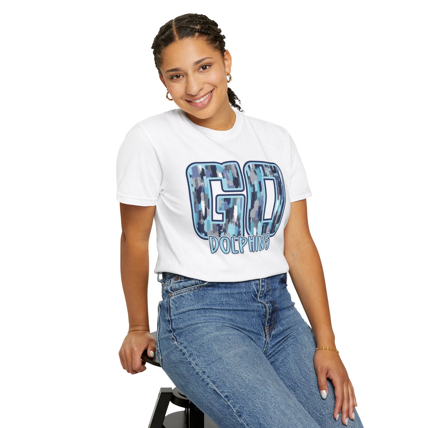 Adult 'GO DOLPHINS' - Comfort Colors