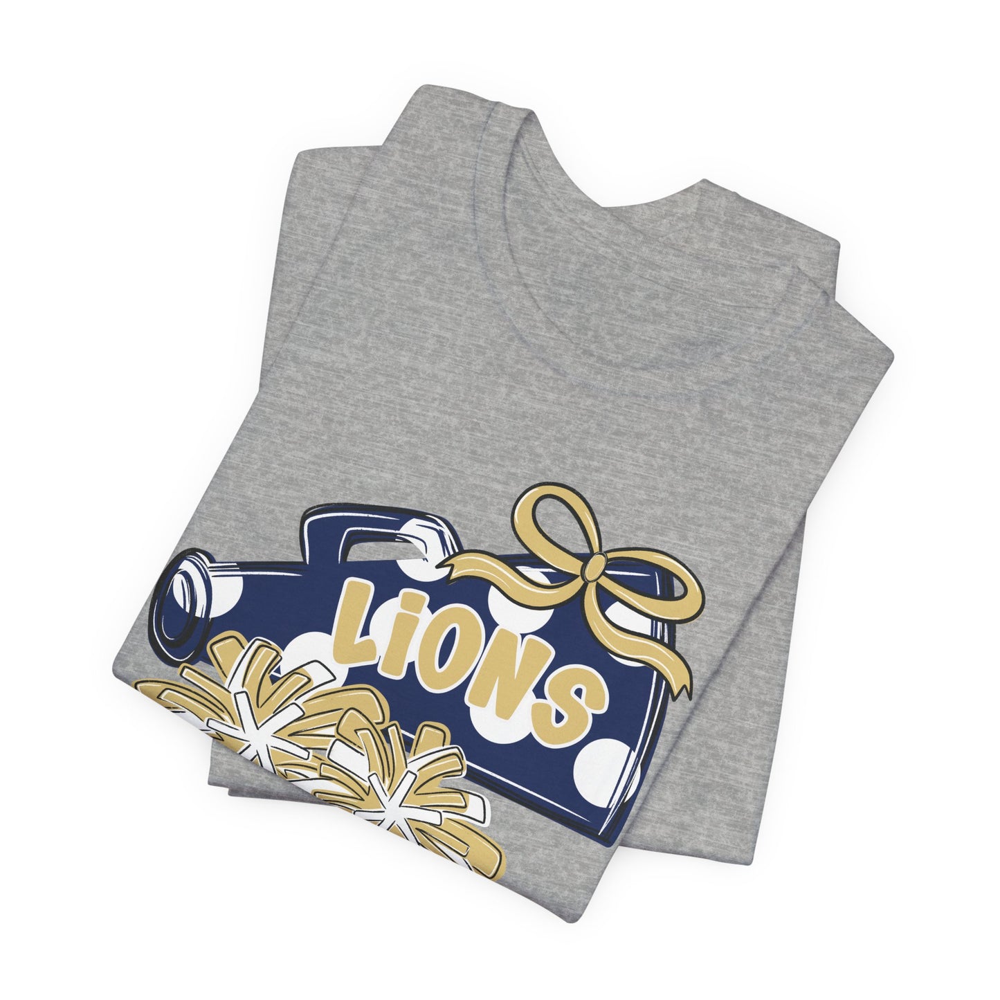 Lions Cheer Spirit Tee - Bella Canvas