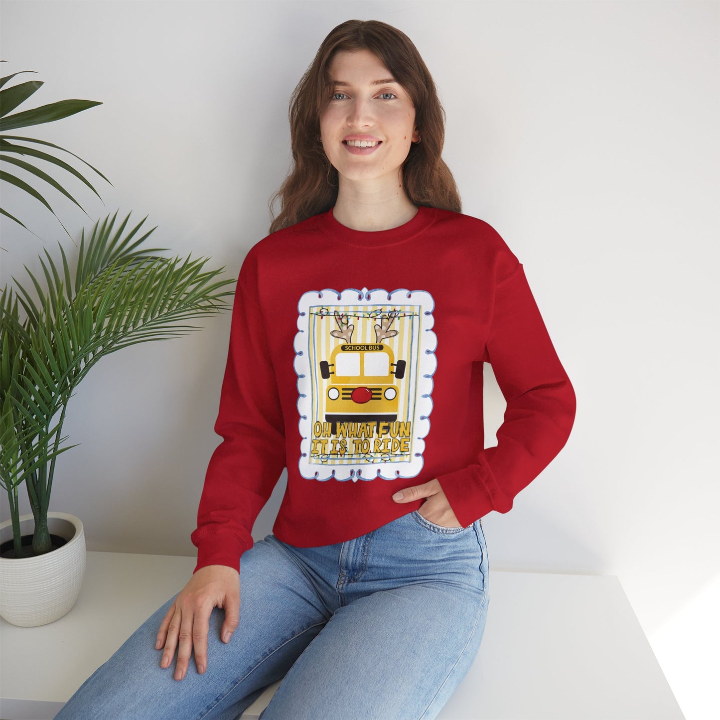 Christmas Bus Driver Sweatshirt - Gildan