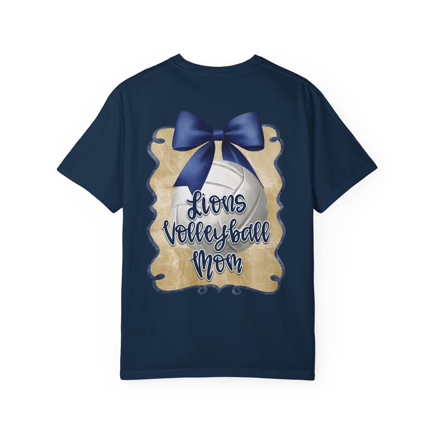Adult Foley Lions Volleyball Mom T-Shirt - Comfort Colors