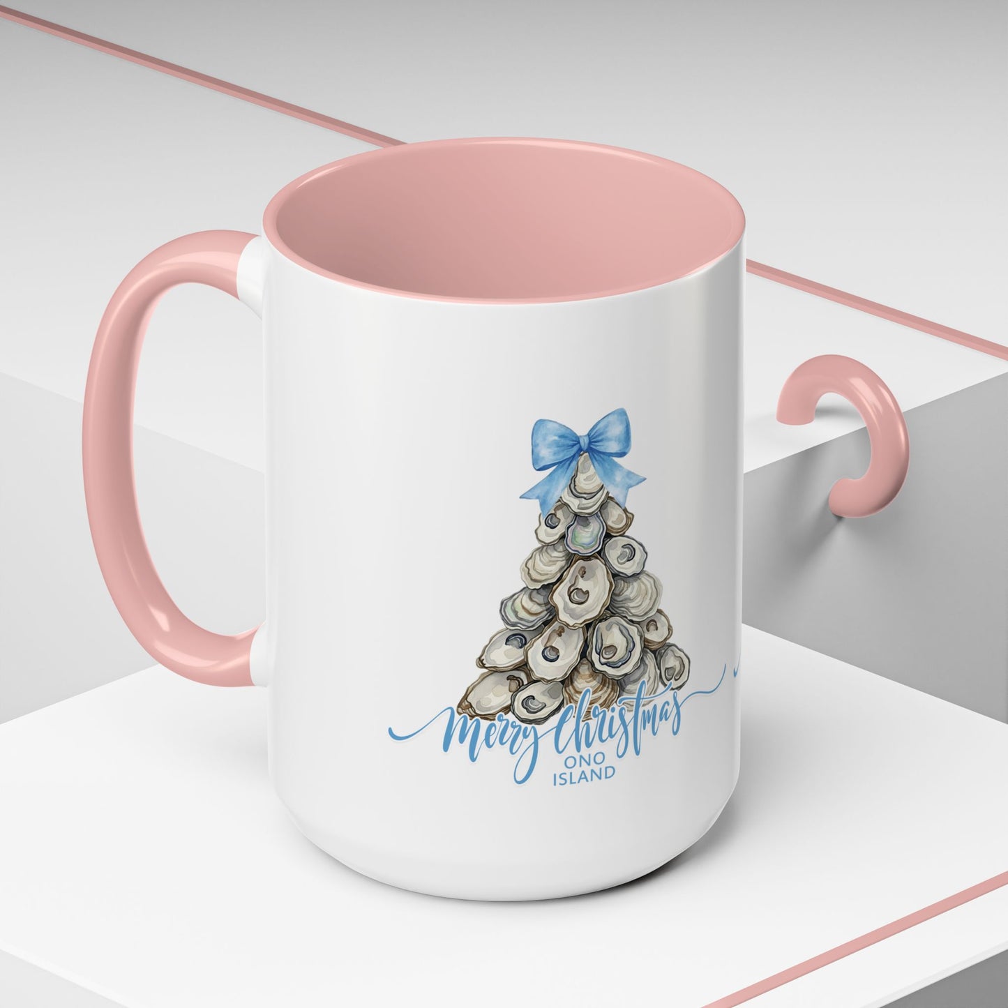 Ono Island Christmas Oyster Tree Mug