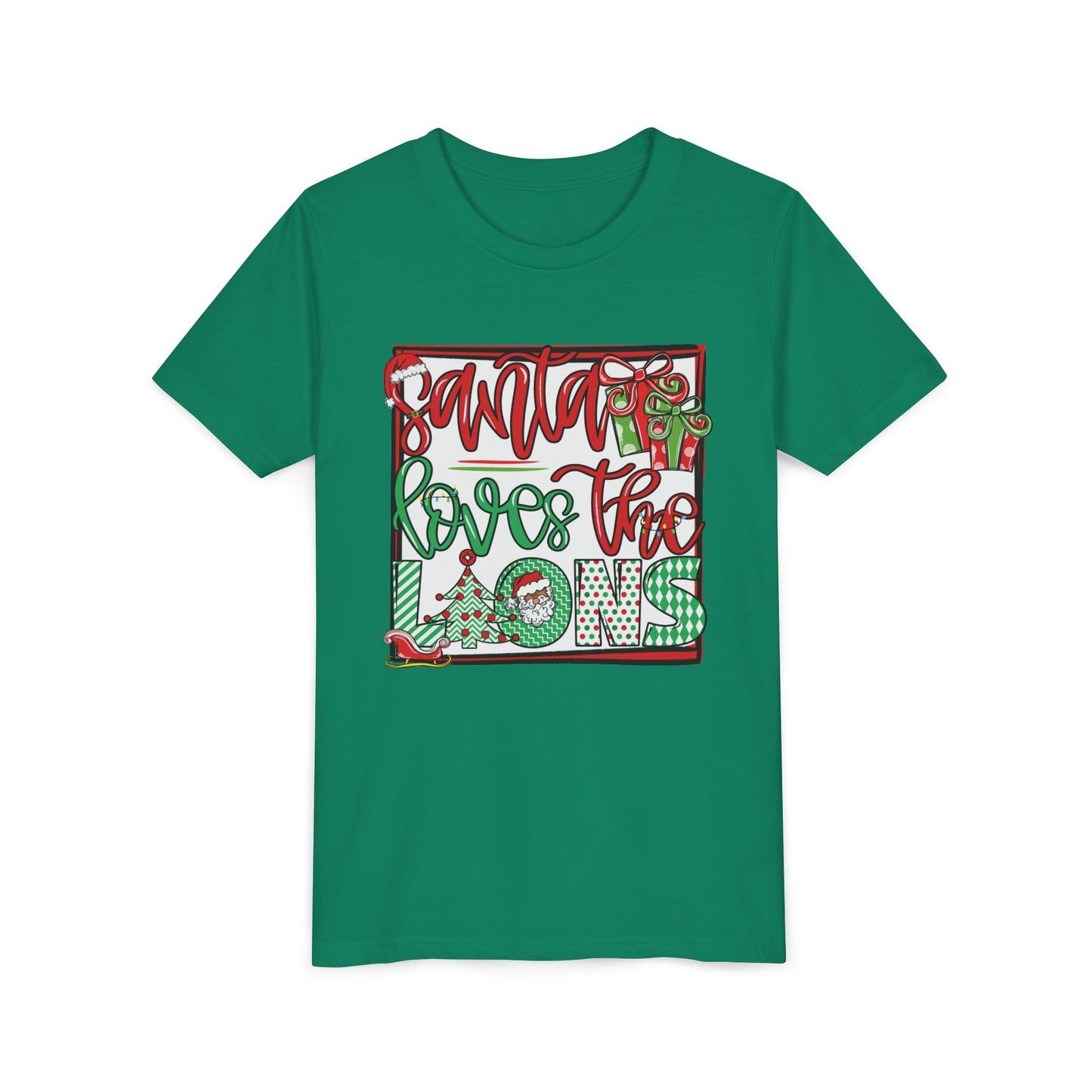 Youth Lions Christmas - Bella Canvas