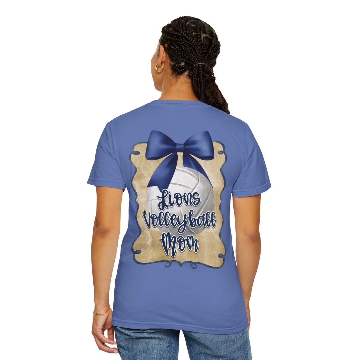 Adult Foley Lions Volleyball Mom T-Shirt - Comfort Colors