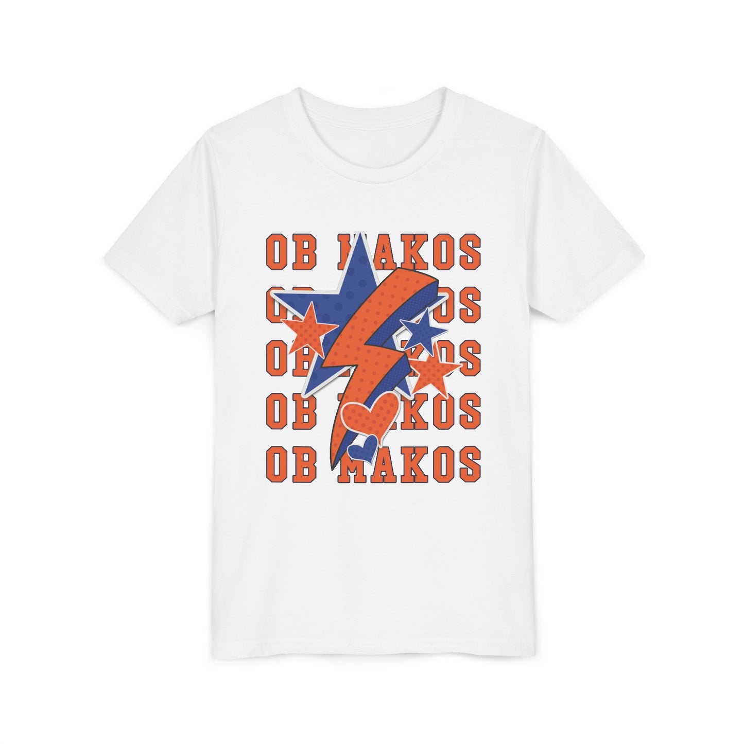Youth Makos Lightning, Hearts, Stars Tee