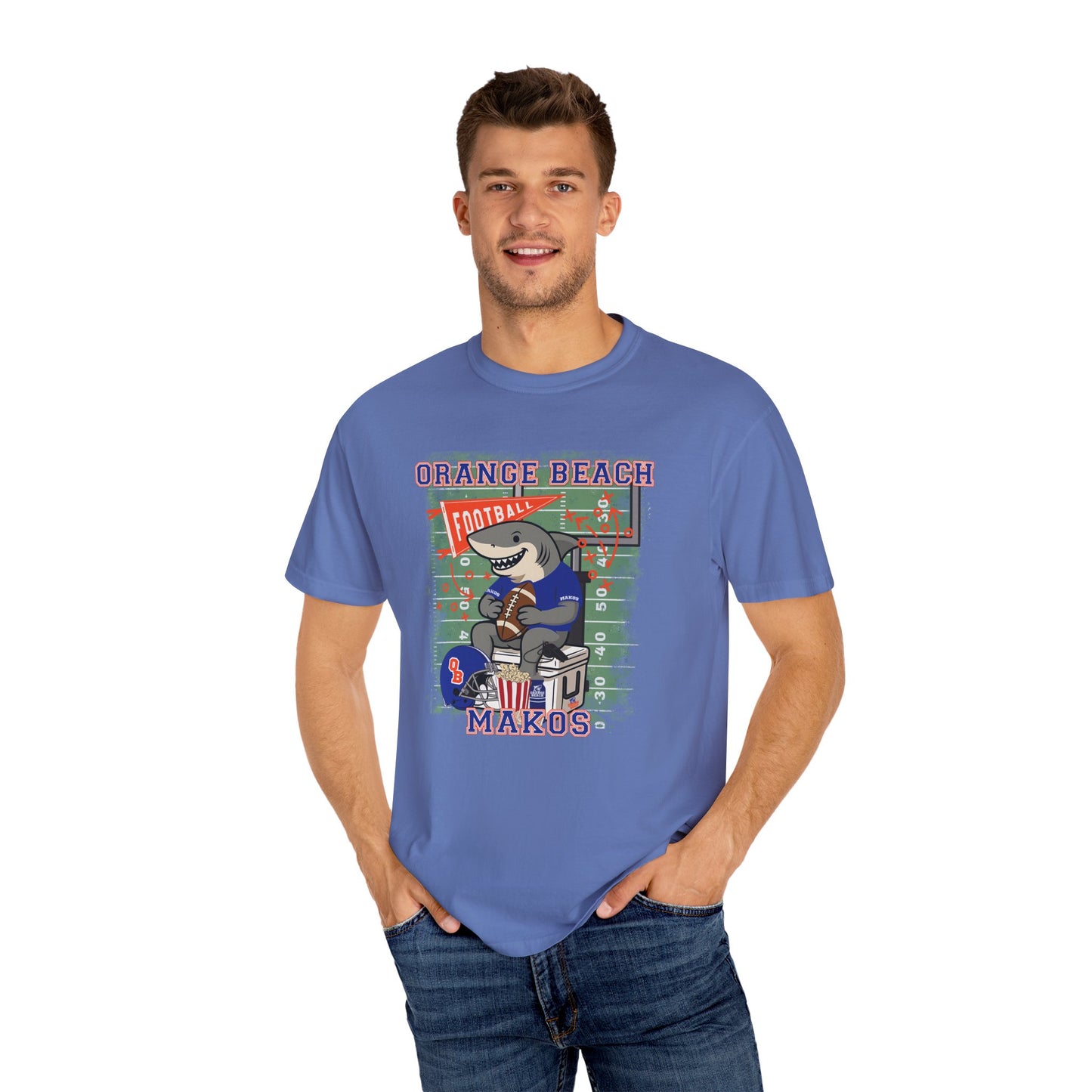 Adult Makos Tailgate Time - Comfort Colors
