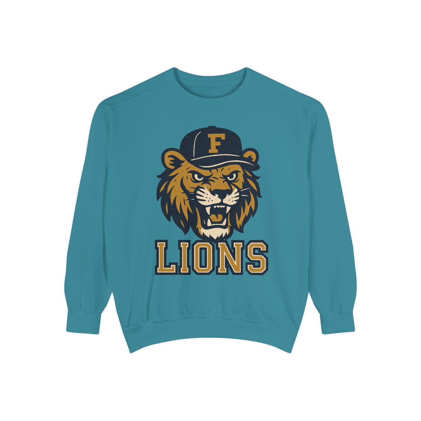 Adult Retro Roaring Lions Sweatshirt - Comfort Colors