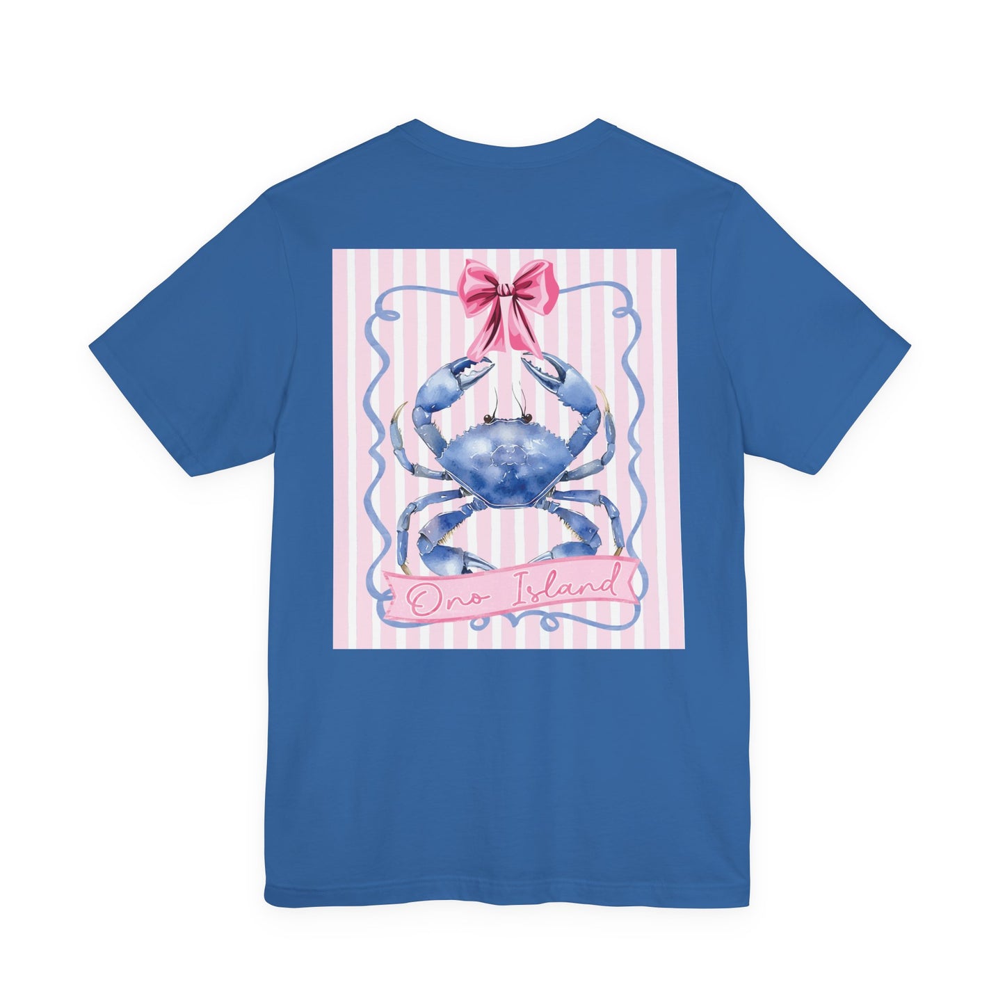 Adult Ono Island Preppy Crab T-Shirt - Bella Canvas