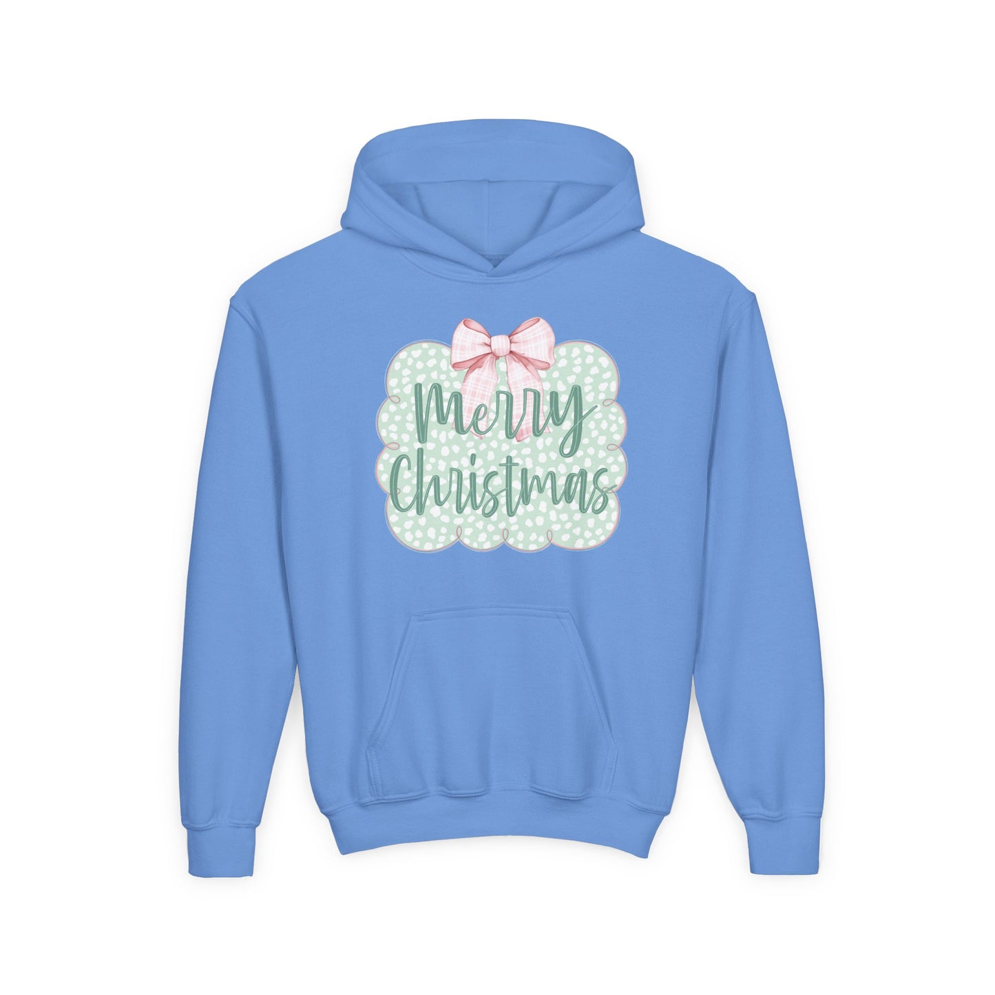 Merry Christmas Youth Hoodie - Gildan