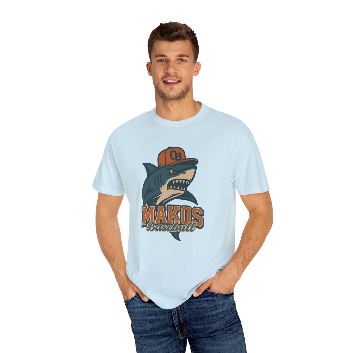 Adult Makos Baseball T-shirt - Comfort Colors