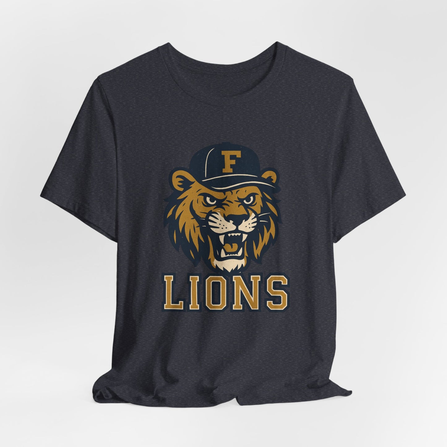 Adult Retro Roaring Lions Tee - Bella Canvas