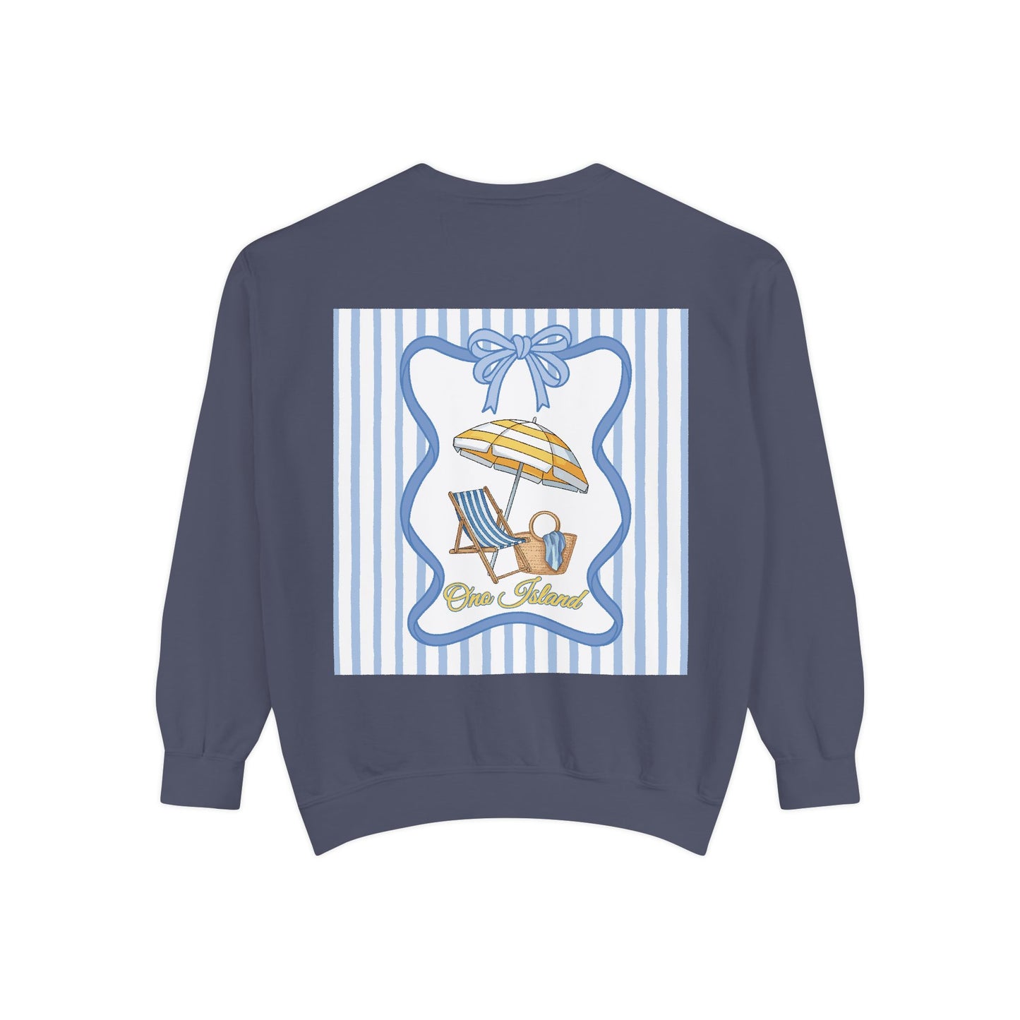 Adult Coquette Beachy Ono Island Sweatshirt - Comfort Colors