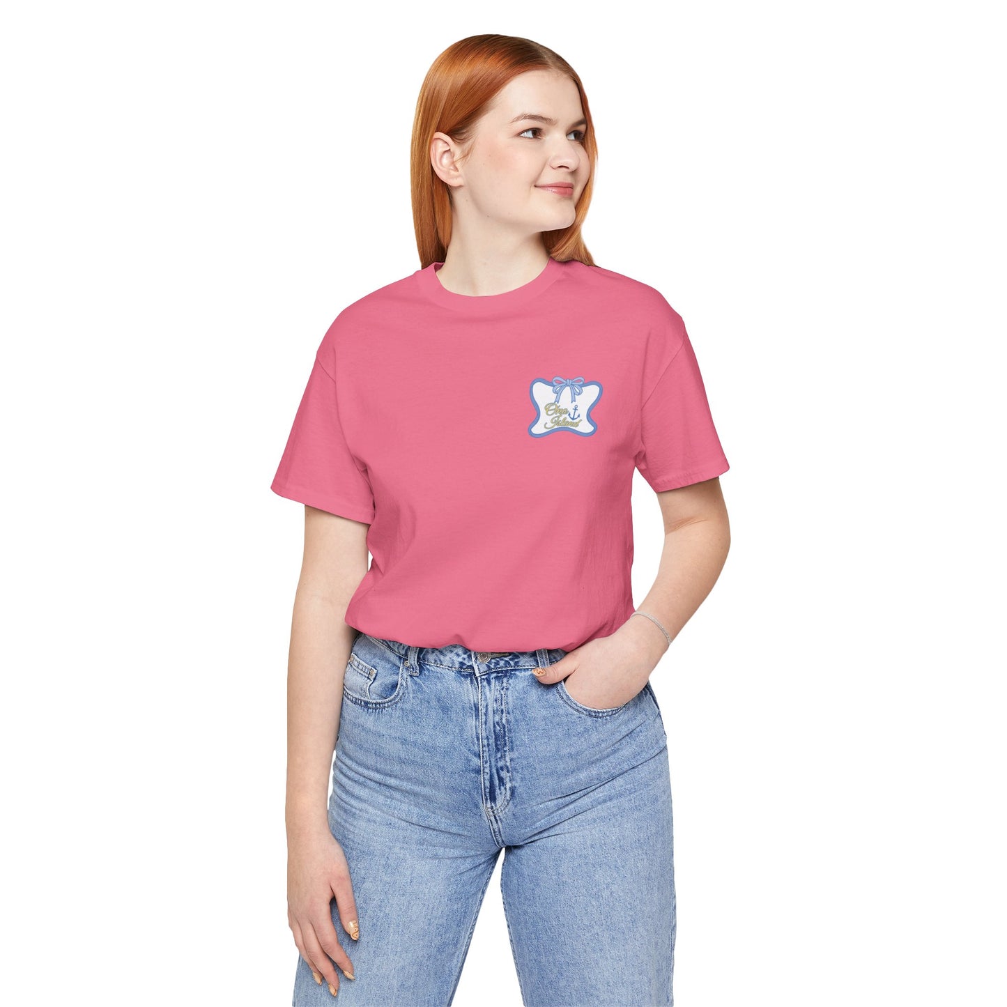 Adult Coquette Sailboat Tee - Bella Canvas