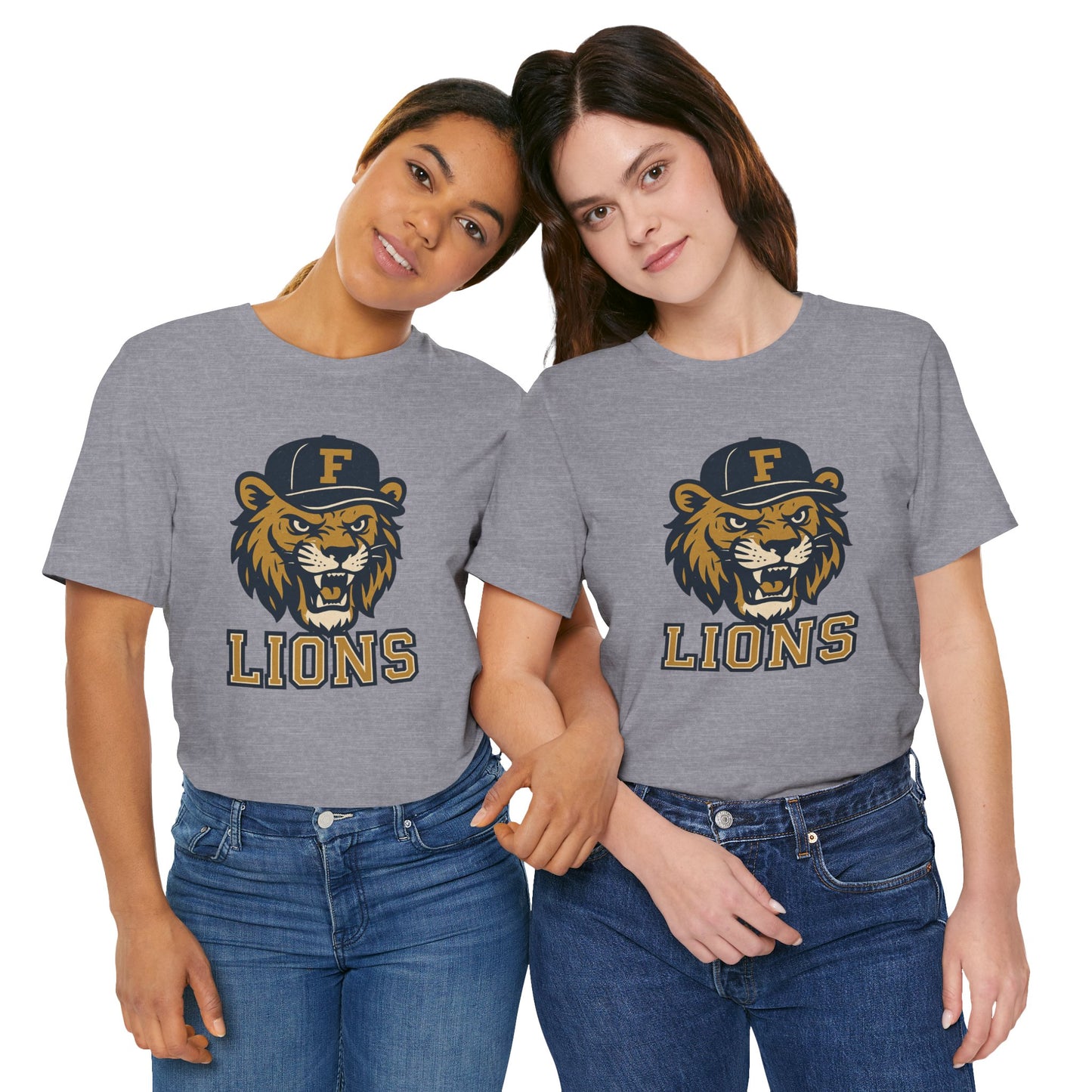 Adult Retro Roaring Lions Tee - Bella Canvas