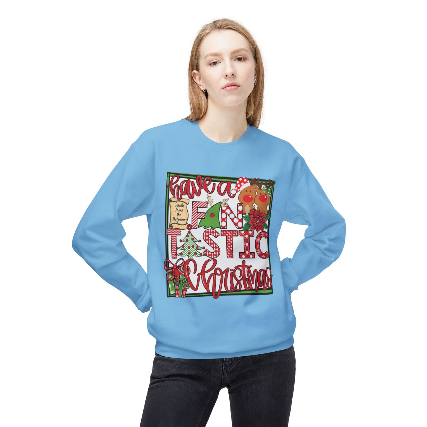 GS Dolphins Christmas - Gildan