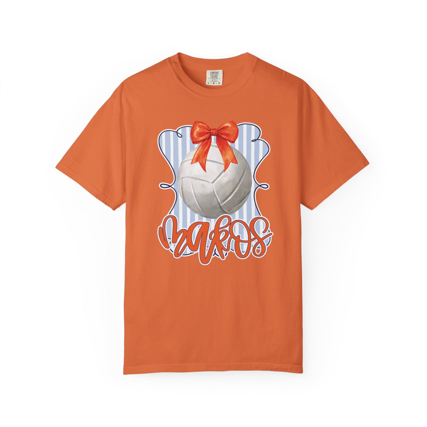 Adult Makos Coquette Volleyball Tee - Comfort Colors